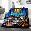 1pc Toy Story Adventure Flannel Blanket,Ultra Soft Warm Plush Throw for Home Bedroom Bed Sofa Cover Camping Picnic Gift Y71717