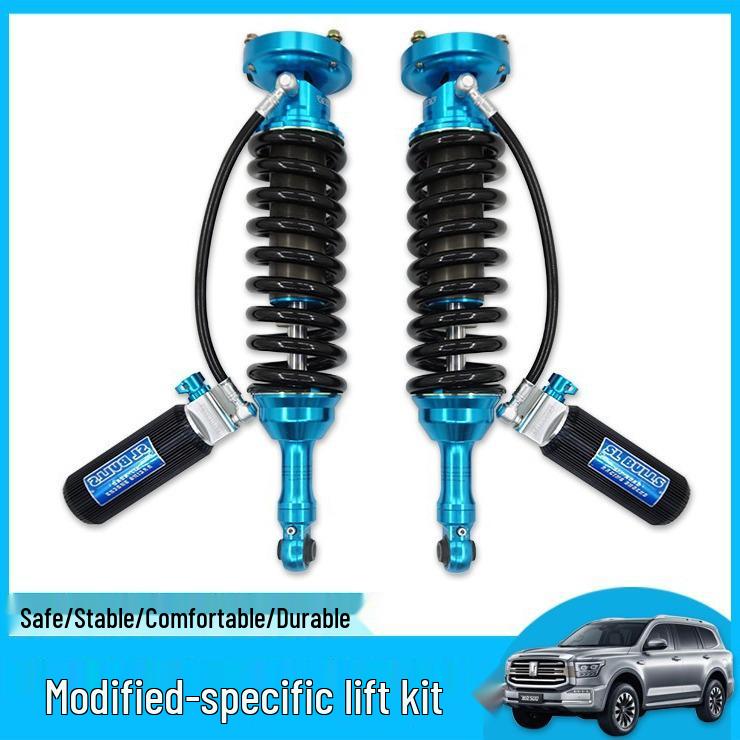 Adjustable Nitrogen Shock Absorber Spring Kit for Great Wall Cannon & Tank 300 Pickup, 2-Inch Lift