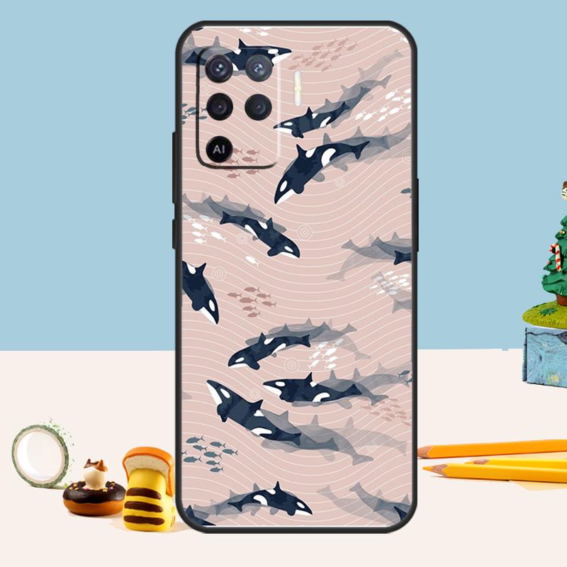

Кит-косатка Чехол Для Oppo A80 A60 A40 A15 A16 A17 A57 A94 A74 A54 A76 A96 A18 A38 A58 A78 A98 A5 A6 Pro OPPO A74 5G