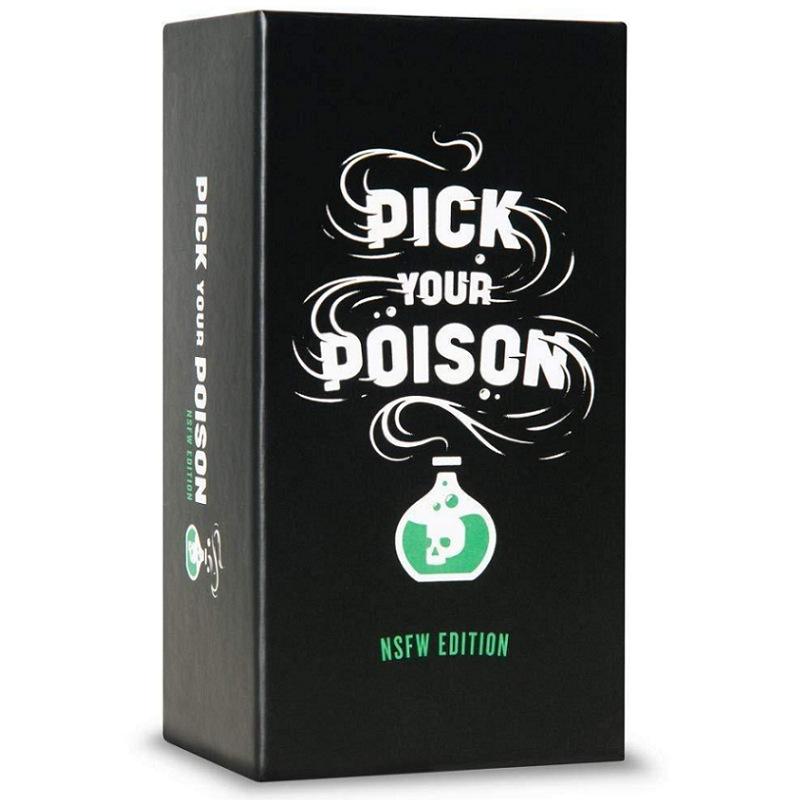 

Pick Your Poison Party Family Card for White Elephant Parties Board Games