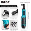HILDA Lithium Electric Ratchet Wrench - Portable Household & Auto Repair Tool