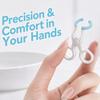 Contact Lenses Applicator Tool, Soft Silicone Contact Lens Insertion Tool with Eye Support Design, Portable Scissor-Style Holder, Contact Lens Remover