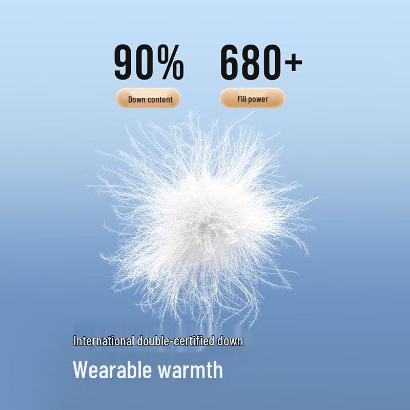 BOSIDENG Lightweight Stand-Collar Loose-Fit Down Jacket