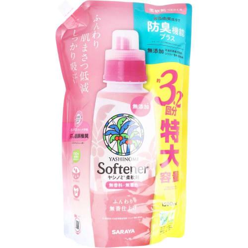 

Yashinomi Fabric Softener, Unscented, Refill, 1500mL