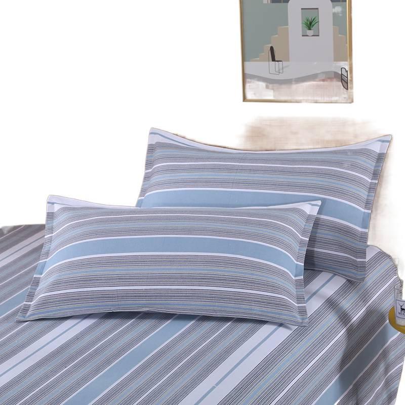 Extra Thick 100% Pure Cotton Pillowcase Set - Cool Mat, Single, Summer, Two-Piece