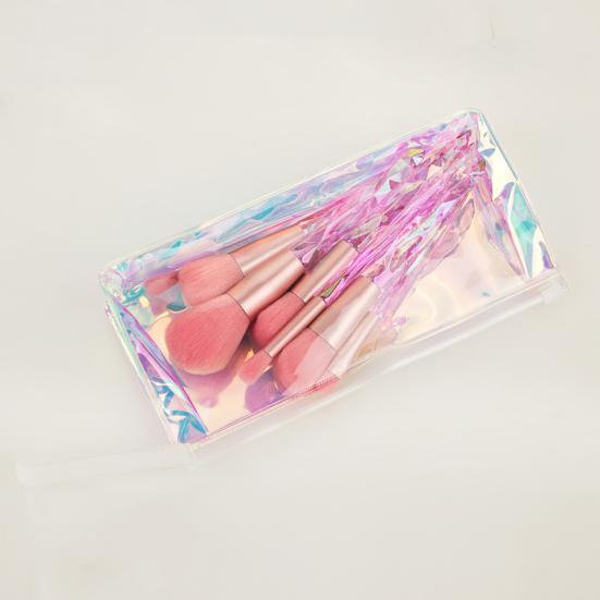 Yousheng 10 Stück/Set Beauty Pinsel Gleichmäßiges Schattieren Ausgezeichnete Duktilität Dünner Professioneller Puder Foundation Concealer Kosmetikwerkzeug für Frauen