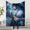 Blanket Throw Super Cosy Plush Living Room Wuthering Qiuyuan Sofa Couch Waves Childish Birthday Gifts