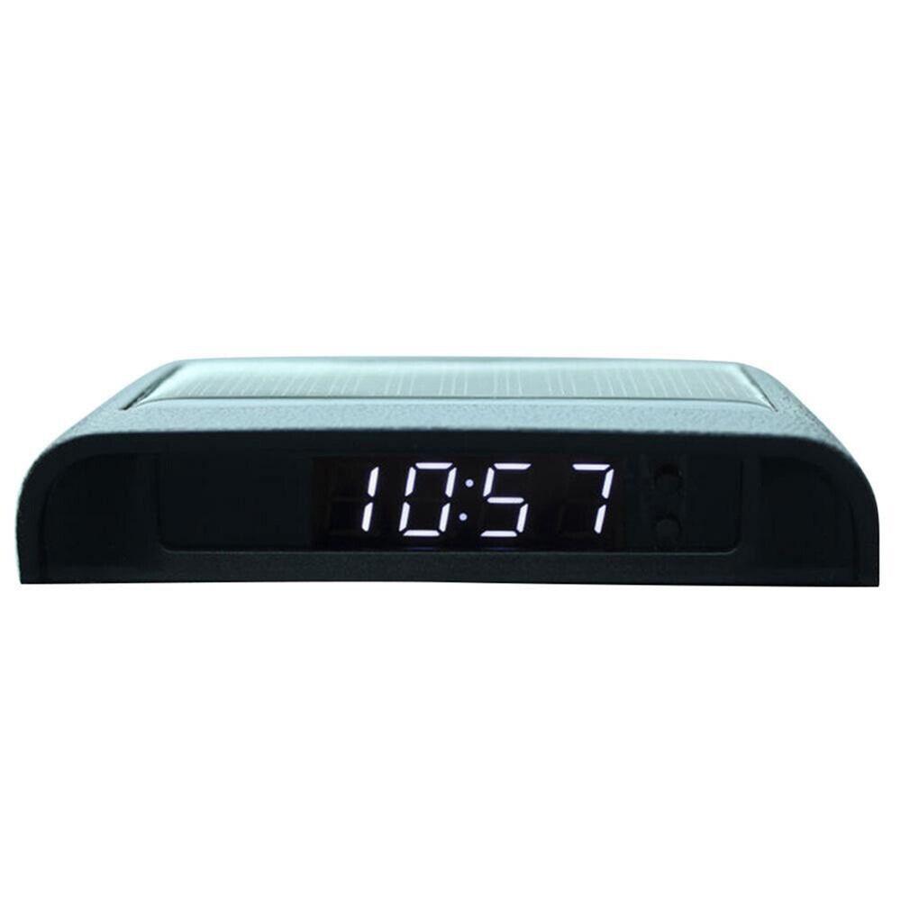 Solar Clock For Car Illuminated Car Solar Calendar Portable Stick-on Digital Watch Battery Operated And Solar Powered Car