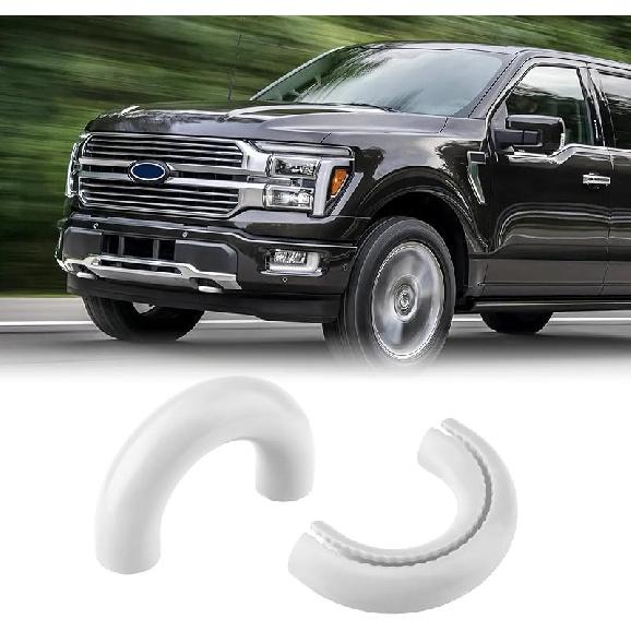 Tow Hooks Covers for Ford F150 2004-2025 Bronco Base/Big Bend/Outer Banks 2021-2025 Compatible with Toyota Tundra Accessories 2017-2021 (Red)