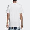 Adidas Originals Camo Logo Print Short Sleeve T-Shirt Men Tops White DX3676