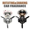 Head Shake Rotate Propeller Plane Cool Bear Pilot Car Ornaments Vent Air Freshener Accessories Decoration Fun Fragrance Diffuser