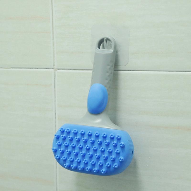 Multifunctional Grooming Brush For Pet Deep Cleaning Massage Comb Nonslip Handle Easyly Clean Various Size
