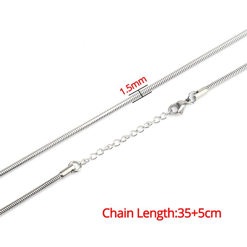 2025 High Quality Clavicle Blade Chains Dropshipping Women Gold Silver Color Stainless Steel 35+5cm Snake Choker Necklace Chain