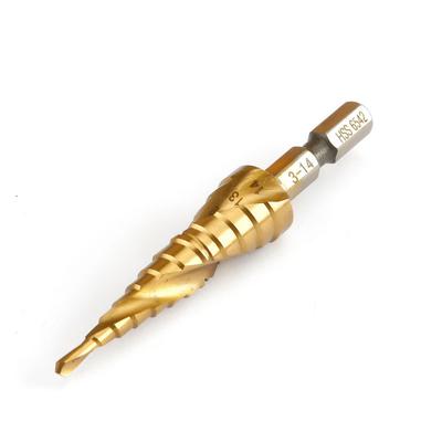 M35 Cobalt/6542 Spiral Step Drills 1Pcs Hexagonal Pagoda Drill Step Cone Cutting Tools Wood Metal Hole Stainless Steel Tapping