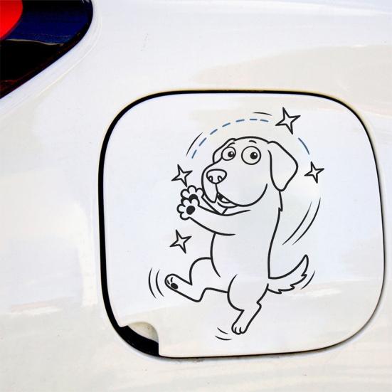 Dancing Puppy Design Self-adhesive Ring Pvc 1 Pc