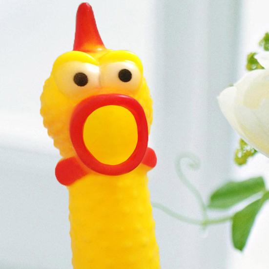 Squeaker Shrilling Screaming Chicken Slow Rising Vent Toy Stress Relieve Gift