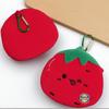 Cartoon Pluche Tomaat Portemonneetje Hanger Schattige Draagbare Portemonnee Opbergzakje Hangend Ornament Tas Decoratie Accessoires Cadeau