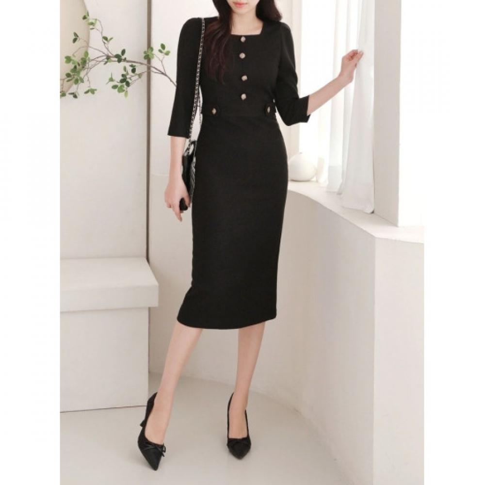 Style Latte Women S Slim Spandex H Line dreSS