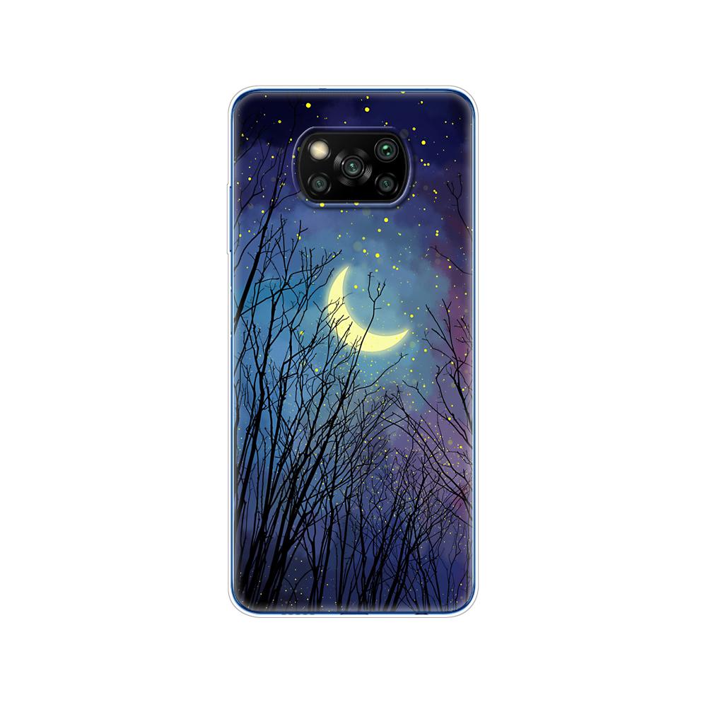 Für Xiaomi Poco X3 NFC-Hülle, weiche Silikonrückseite, für POCO X3 Pro-Hülle, TPU-Stoßfänger für Poco X 3 PocoX3 NFC 6,67 Zoll globale Telefonabdeckung