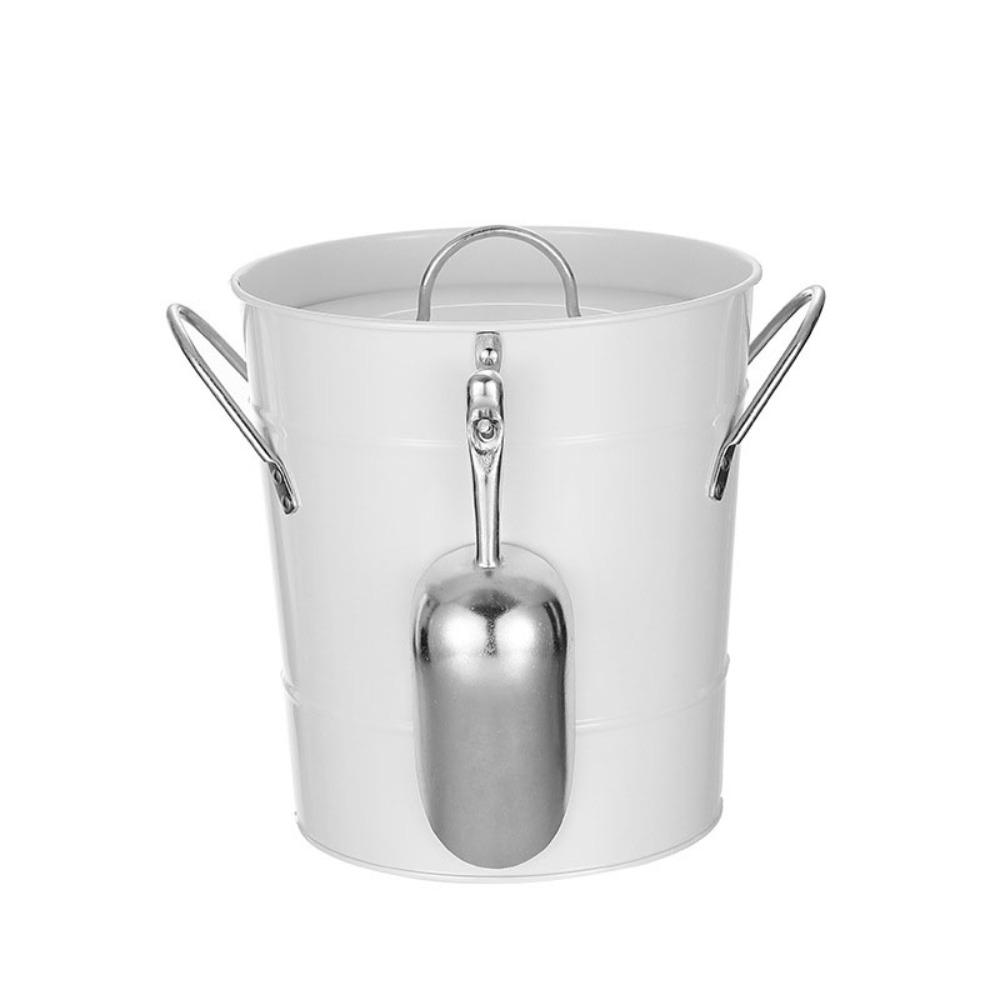 3500ml Beer Chiller Bin Galvanized Iron Beer Cooler Bucket Retro Ice Bucket Champagne