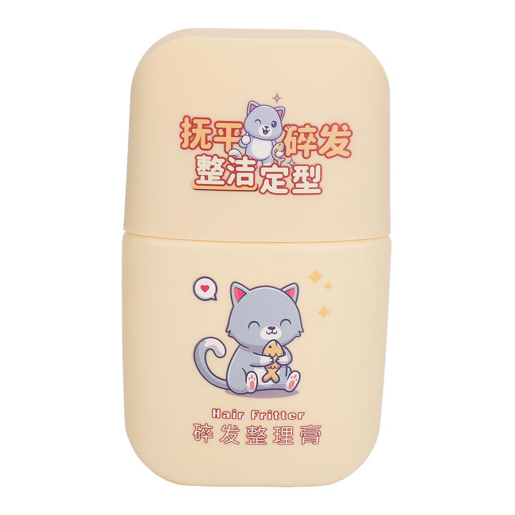 Kids Broken Hair Finishing Stick 80ml Portable Anti Frizz Comb Shaped Hair Wax Stick for Children