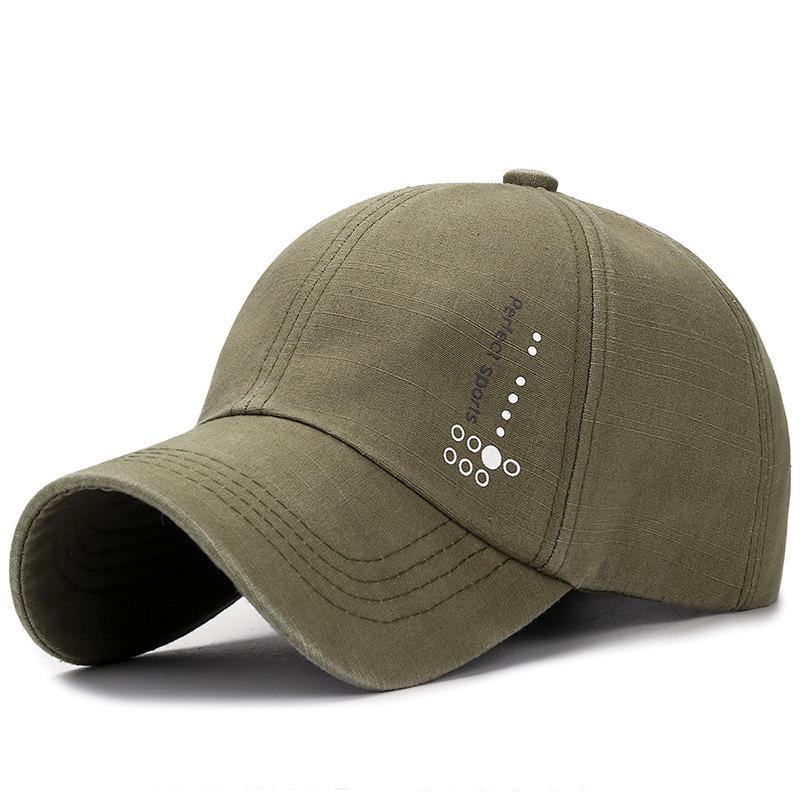 Washed and Distressed Baseball Capmen Sunshade Casual Hat