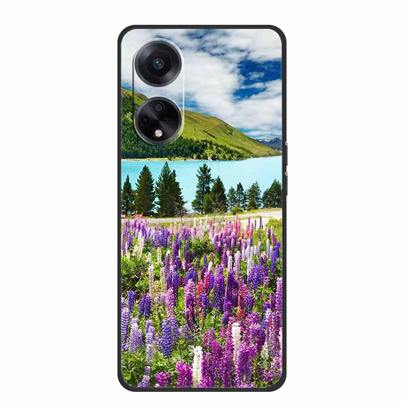 For OPPO A98 5G Cases A58 A38 A18 A78 4G A17 F23 A1 5G Soft TPU Silicone Phone Cover for OPPO Reno 11F F25 Pro 5G Covers 11 F