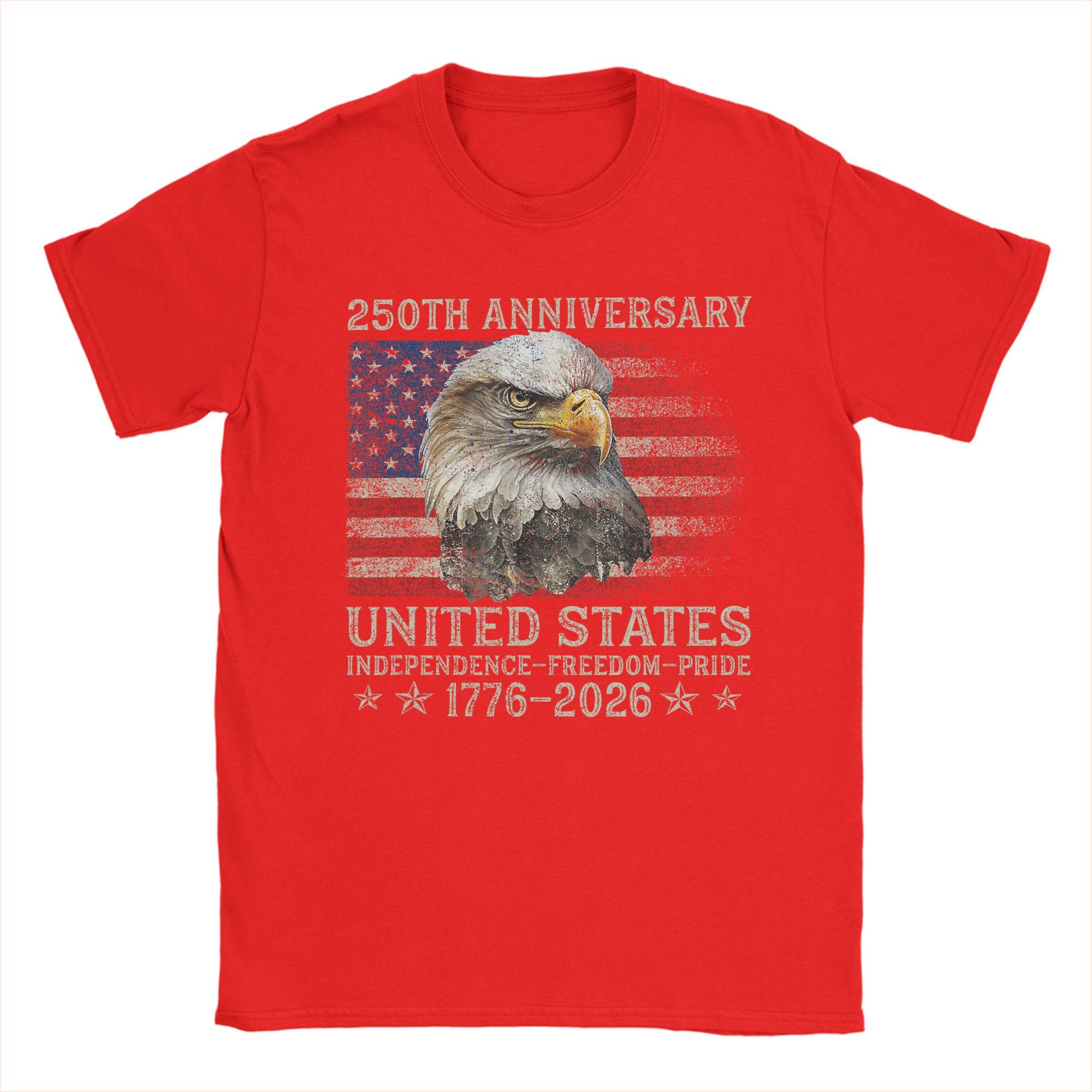 Casual TShirt Summer USA Independence th Anniversary   Patriotic Eagle Trending T Shirts   Cotton Tshirt Gift S