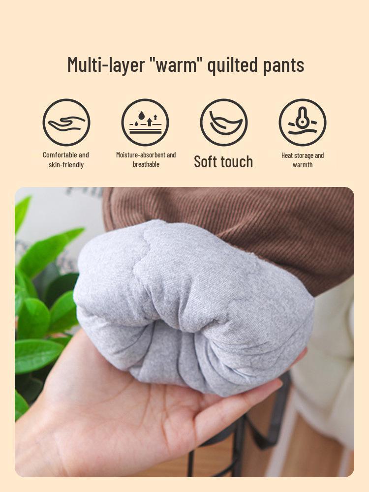 Kids' Thick Cotton Pants - Warm, Fashionable Winter Wear for Boys & Girls