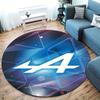 Alpine F1 Round Area Rug,Carpet Rug for Living Room Bedroom Sofa Playroom Decor,Non-slip Floor Mat