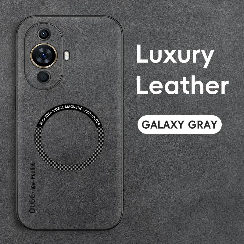 For Huawei Nova 11 11 Pro 11 Ultra Fine Hole Sheepskin Magnetic TPU Soft Edge Anti-Drop Anti Fingerprint Phone Case