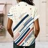 Plus Size Women Collared Short Sleeve Blouse Dark Background Pink Glitter Heart Print Button Front Casual Summer Top