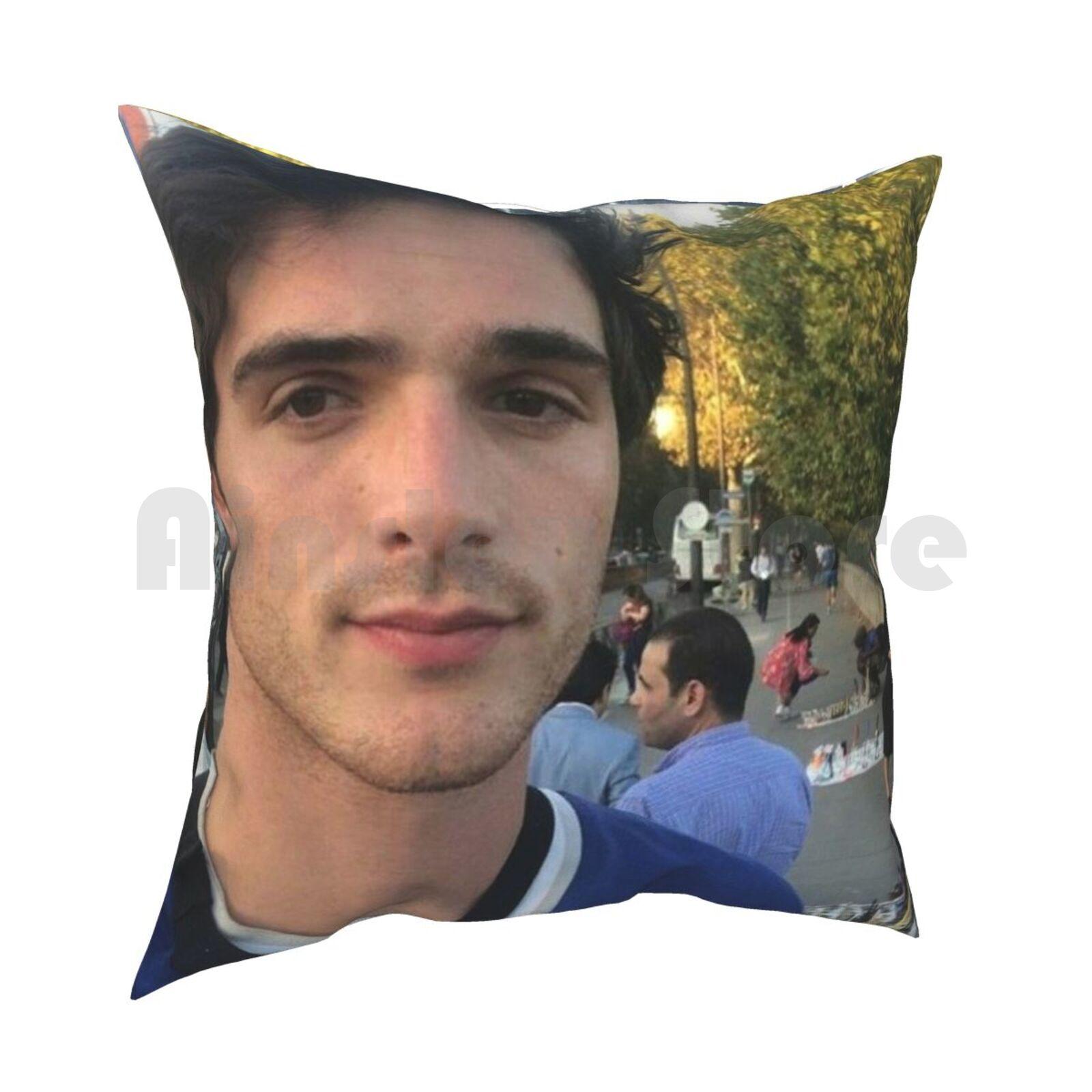 Jacob Elordi Pillow Case Printed Home Soft DIY Pillow Cover Euphoria Nate Jacobs Jacob Elordi 30x30cm 12x12in