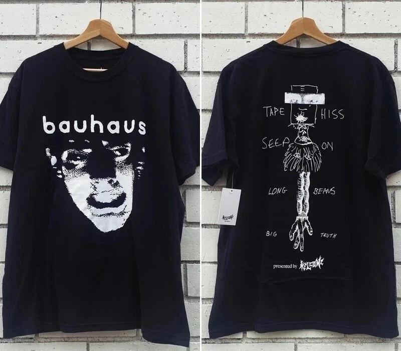 Bauhaus Band 90s Basic Black 2 Side Short Sleeve Unisex Shirt XL