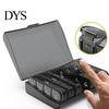 Easy-to-carry Pill Container Weekly Organizer 4 Times One Day 28 Compartments Heavy Duty Fish Oils Clear Black 7 Days Travel Capsule Tablet
