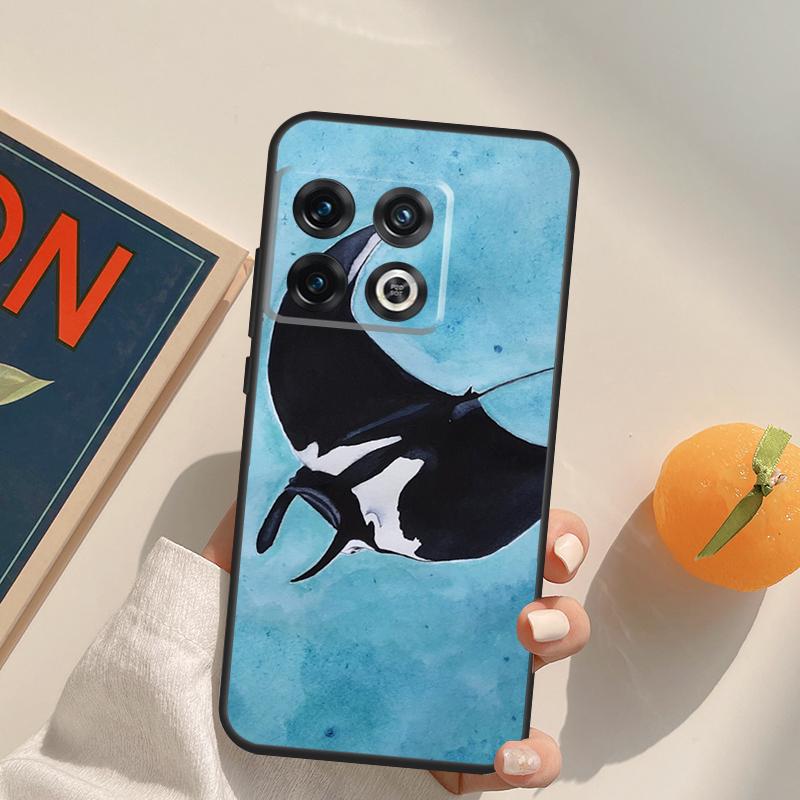 Tier-Manta-Rochen-Hülle Für OnePlus Ace 8T 9R 9RT 10T 8 9 11 10 Pro Hülle Für OnePlus Nord 2 2T N10 N20 N100 CE