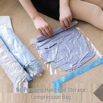 Neukundenangebot: Handgerollte Vakuum-Kompressions-Reiseaufbewahrungsbeutel für Kleidung