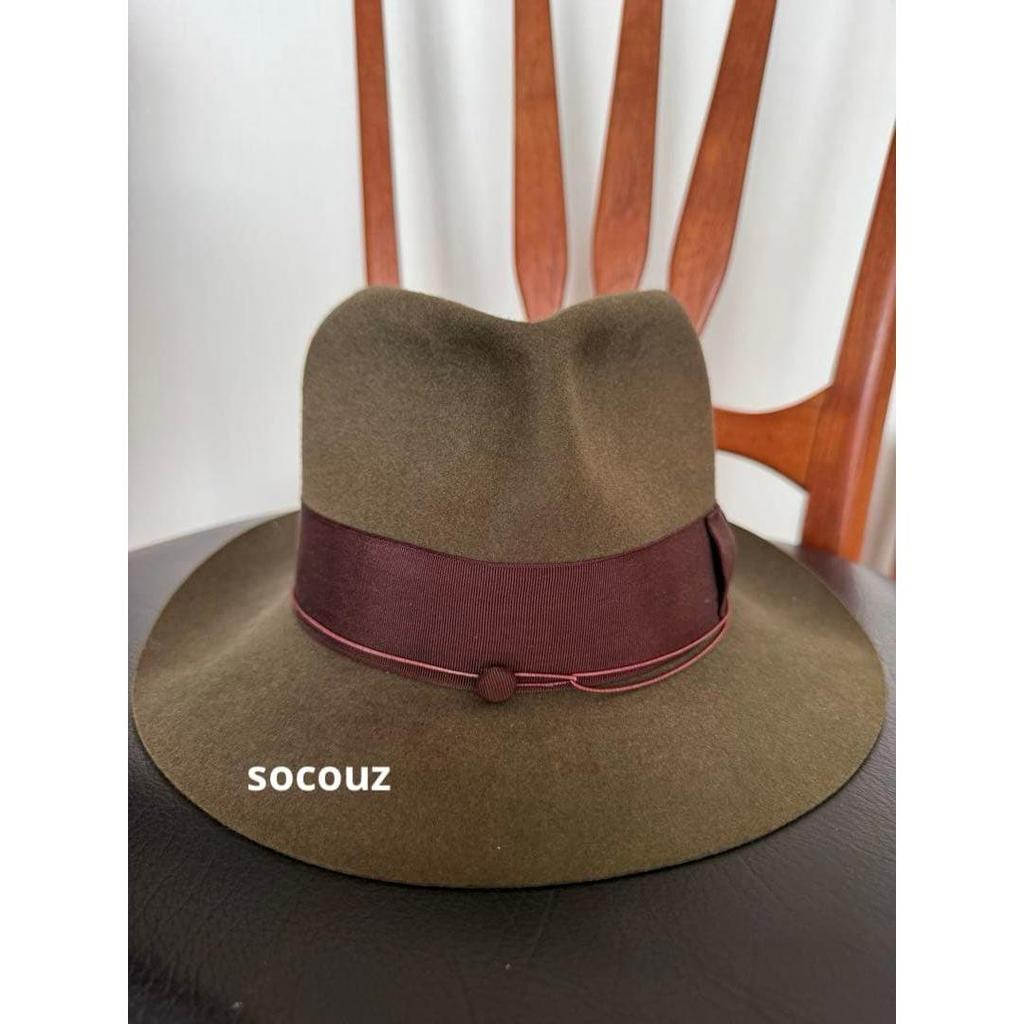 Used Vintage good condition Stetson folded hat Beaver felt Johnny Depp
