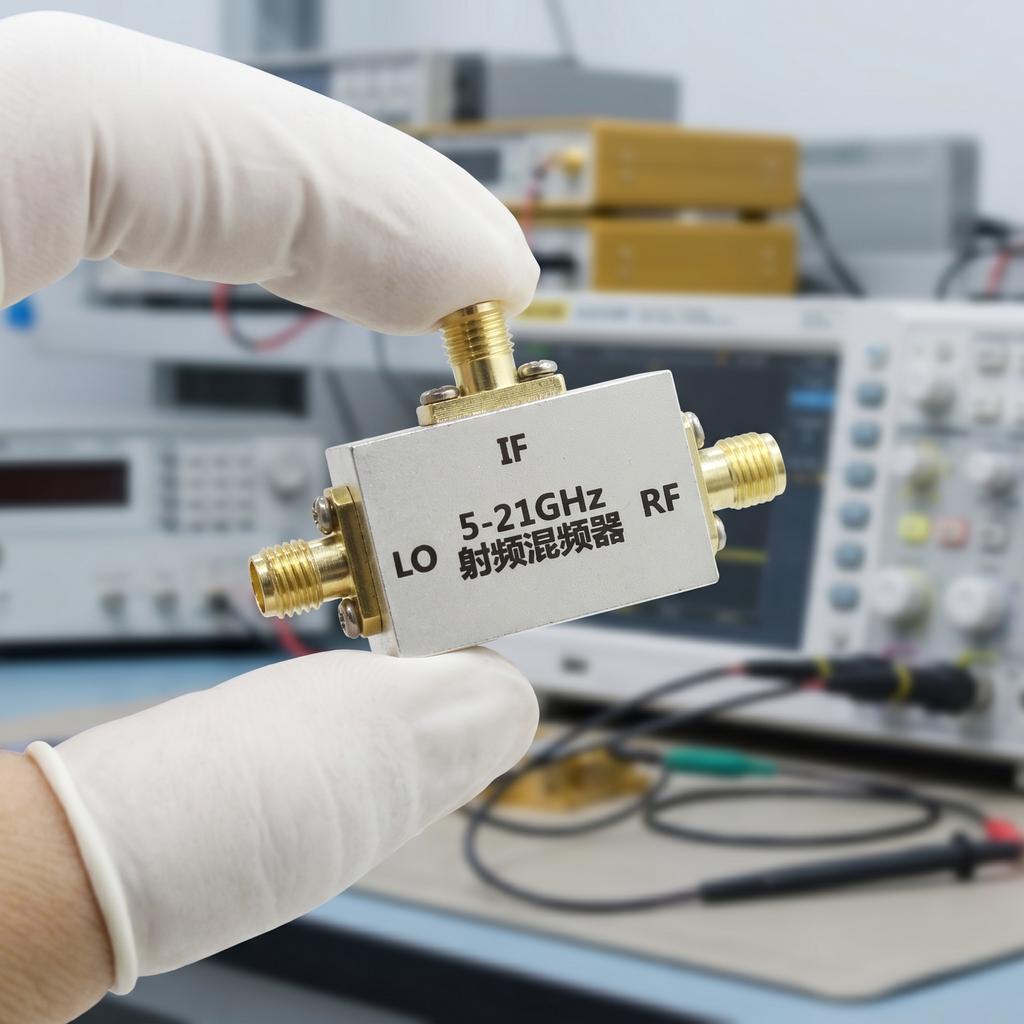 RF Mixer Aluminum Alloy Scale RF Up and Down Converters with SMA-K Connector for C-Band X-Band KU Transmitter Receiver System