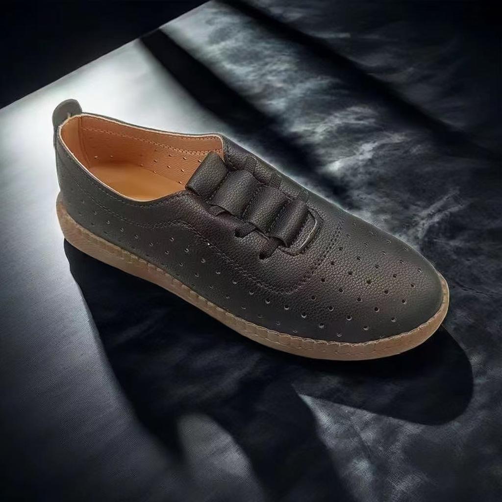 Comfortable casual single shoes Doudou shoes new work soft-soled shoes super soft one-pedal non-slip mother shoes