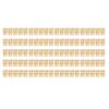 100PCS Brass Insert Wear Resistance Anti Corrosion Burr Free Knurled Threaded Insert for 3D Printer M3x4x4.2