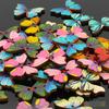 50pcs 2 Holes Mixed Color Butterfly Wooden Buttons Sewing Scrapbooking DIY