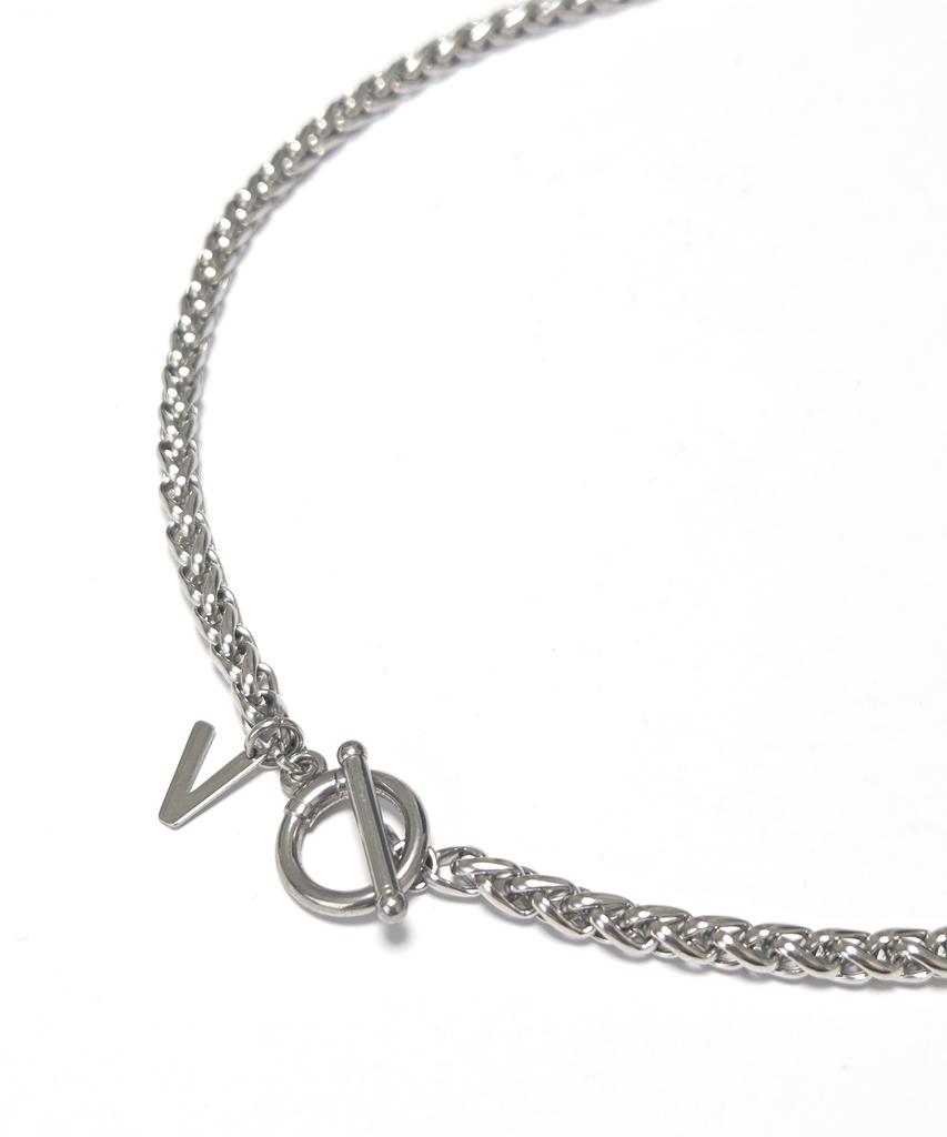 Vlack Veast Skull Double Cone Necklace _ Jw4510