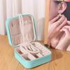 Necklace Ring Zipper Jewelry Storage Case Packaging Box Earrings Organizer Holder  Household