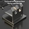 Aluminum Toothbrush Holder Wall Mounted No Drill Sticky Organizer Rack Bathroom Punch Free Electric Tooth Brush Holder with Cup