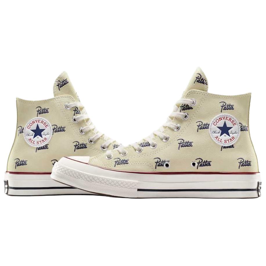 Chuck 70 Patta x Chuck 70 Converse High 'Mini Logo Pack - Natural Ivory' A12831C