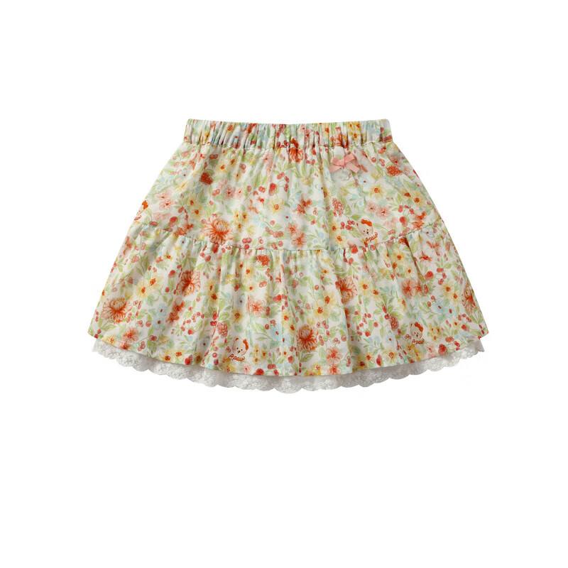 PawinPaw Girls  Cartoon Bear Lace Short Skirt 120
