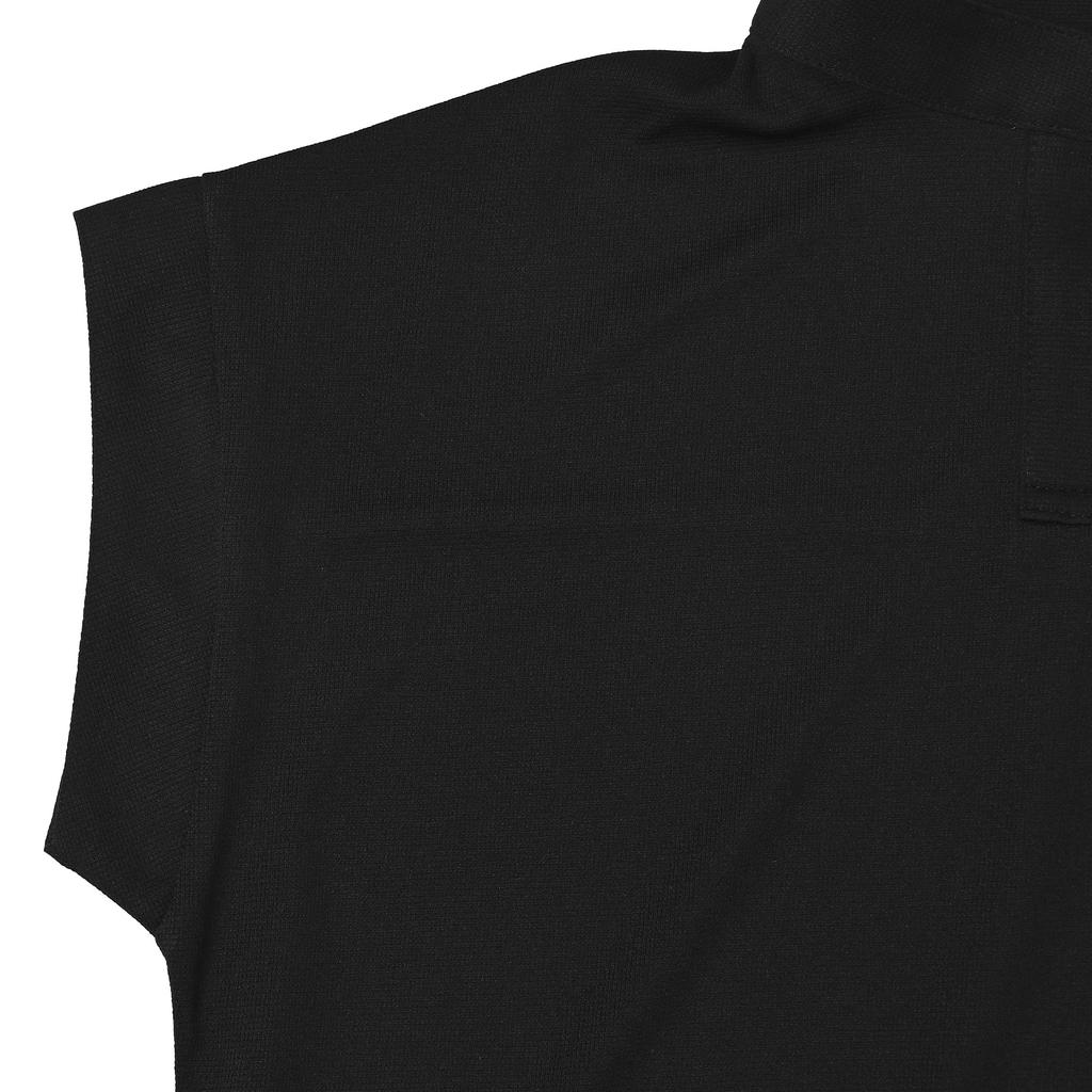 Delsol 7898 Skipper French Sleeve Golf Short Sleeve Mock Plus 3L Shirt, Black, Women's Wear, 2025, T-Shirt, Neck, Sizes, Spring/Summer, Black, M, L,