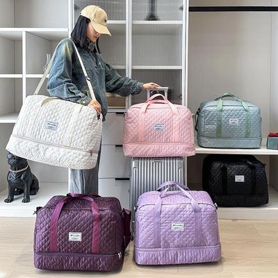 Reisetasche mit großer Kapazität und Nass-/Trocken-Trennung für Geschäftsreisen, Sport und Yoga