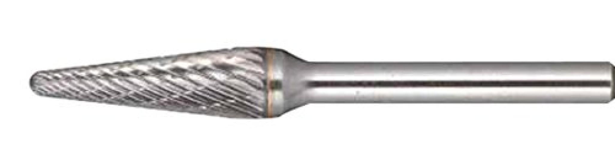 

TRUSCO Carbide Bar Tapered Blade Length 29X Shaft 6 Course TH7C127 (Round Tip) 12.7X